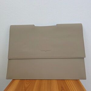 Von Holzhausen iPad Portfolio Leather Case 12.9 Inches - Stone